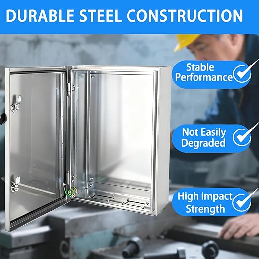 Electrical Enclosure 24x24x12, 304 Stainless Steel Enclosure IP66 Waterproof - Image 5