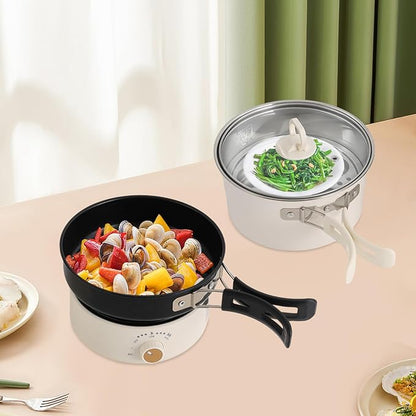 Portable Electric Hot Pot with Foldable Handles, Non-stick Frying Pan, Mini Hot - Image 6