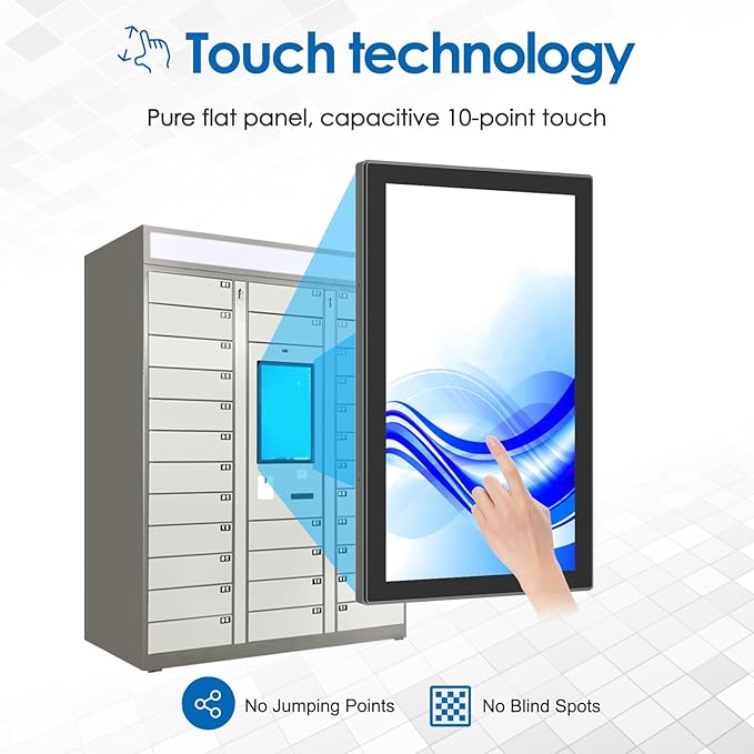 23.8 Inch 10 Points PCAP Open Frame Touch Screen LCD Display Monitors 1920x1080 - Image 6