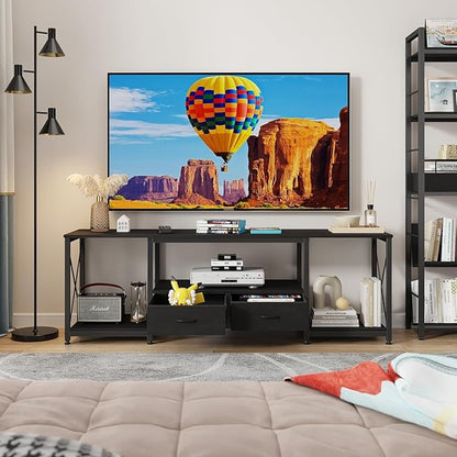 GYIIYUO TV Stand with Fabric Drawer - Image 7