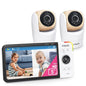 VTech VM928-2HD 5” 720p HD Display 2 Cameras Baby Monitor, 110 Wide Angle View by VTechBabyMonitors