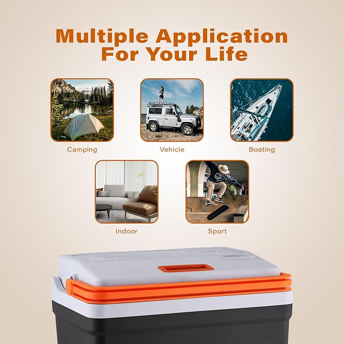 Upgrade 27 Quart Electric Car Cooler and Warmer - Image 7