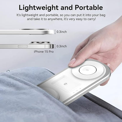 3 in 1 Fast Wireless Charger Stand - Image 5