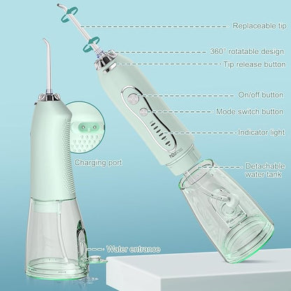 H2ofloss Water Dental Flosser Teeth Pick: Portable Cordless Oral Irrigator - Image 7
