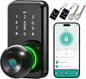 Smart Door Lock with Knob, LinkThai Keyless Entry Fingerprint Lock with by Linkthai