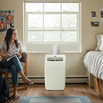 LG 8, 350 BTU / 12, 000 BTU Smart Portable Air Conditioner, Cools 350 Sq.Ft. - Image 3