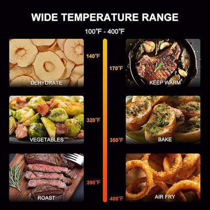 Air Fryer 6.8 Quarts, 10-in-1 Functions, Air Fry, Large & Compact Air Fryers - Image 8