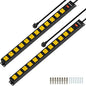12 Outlet Long Power Strip, 2100 Joules Surge Protector, 6FT Power Cord by Plugn