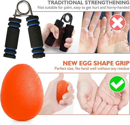 Peradix Hand Grip Strength Trainer, Stress Relief Ball, Wrist Rehab Therapy - Image 2