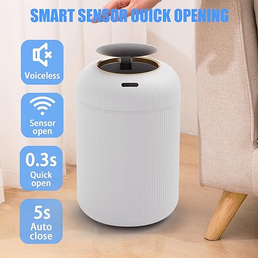 URALFA Motion Sensor Trash Can - Image 6