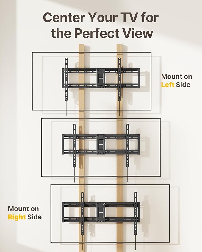 monTEK Heavy Duty Fixed TV Wall Mount - Image 5