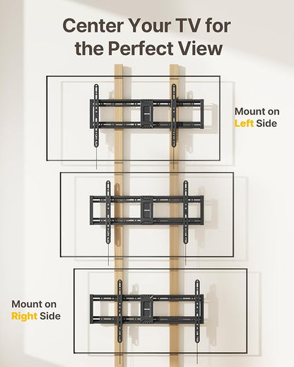 monTEK Heavy Duty Fixed TV Wall Mount - Image 5
