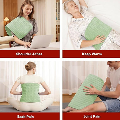 MASVIS Heating Pad for Period Cramps & Back Neck Shoulders Pain Relief - Image 3