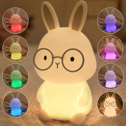 FAMIDUO Bunny Night Light, Rabbit Lamp by FAMIDUO-BrightenYourLife