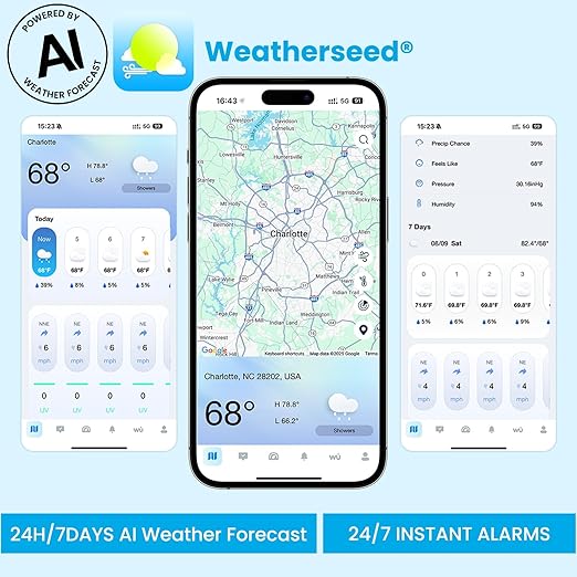 Sainlogic SA9 Plus Smart WiFi Weather Stations Wireless Indoor Outdoor Sensor - Image 2