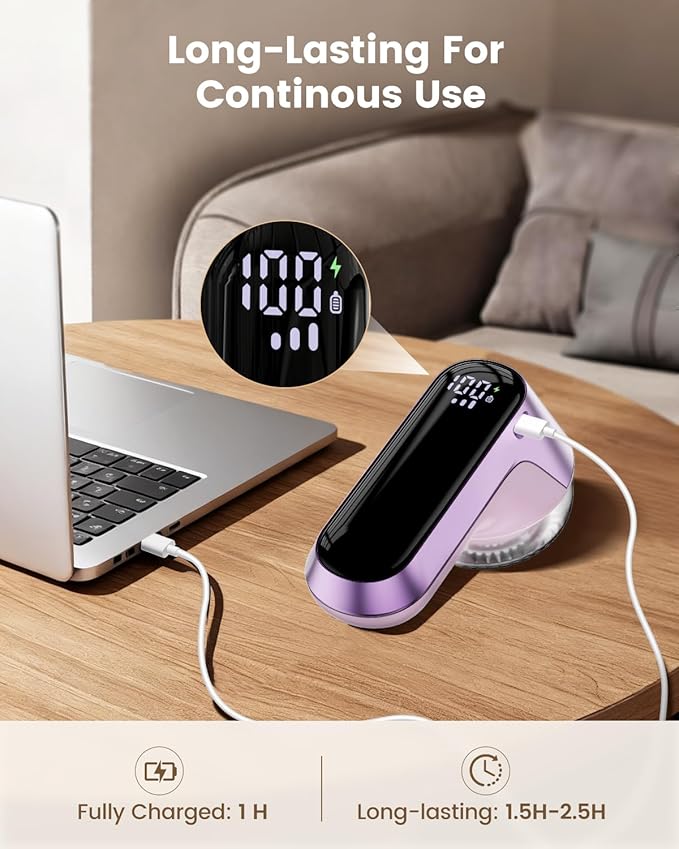 coldSky Fabric Shaver, Rechargeable Lint Shaver - Image 4