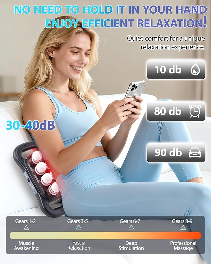 16-Head Massage Gun, Deep Tissue Percussion Massager - Image 2