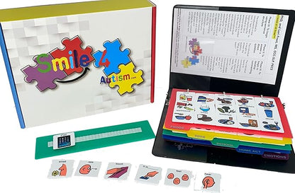 Visual Communication Book, 162 ASD Photo Picture Cards: Autism Language by Smile4Autism