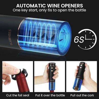 4-in-1 Rechargeable Electric Wine Opener Set - Image 4