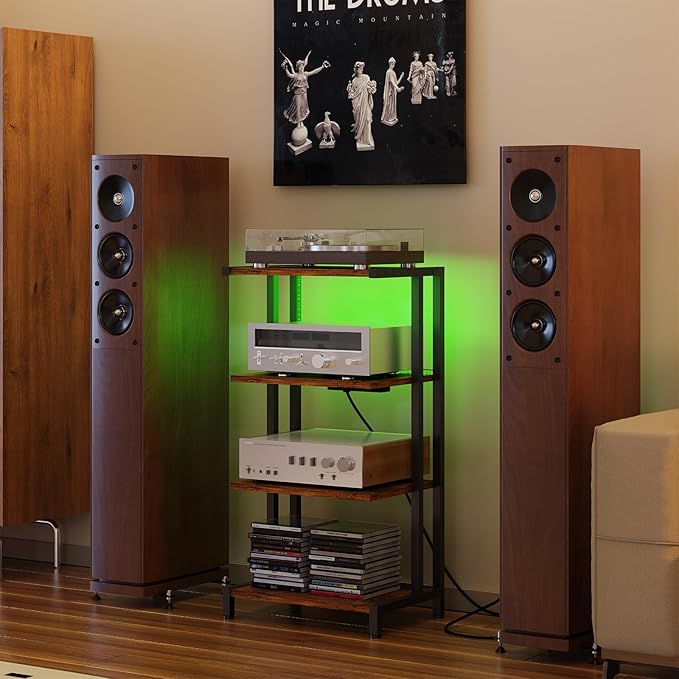 X-cosrack 16.5" Small 4-Tier AV Media Stand by X-cosrack