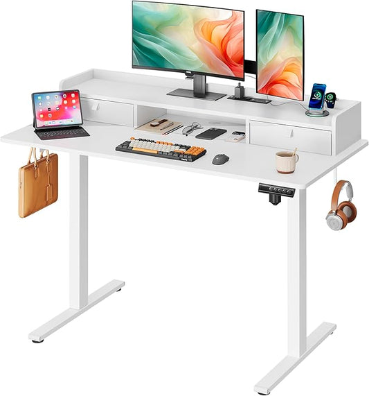 DEVAISE 48×24 Inch Electric Standing Desk by DEVAISE