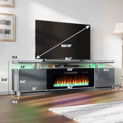 AMERLIFE Fireplace TV Stand - Image 4