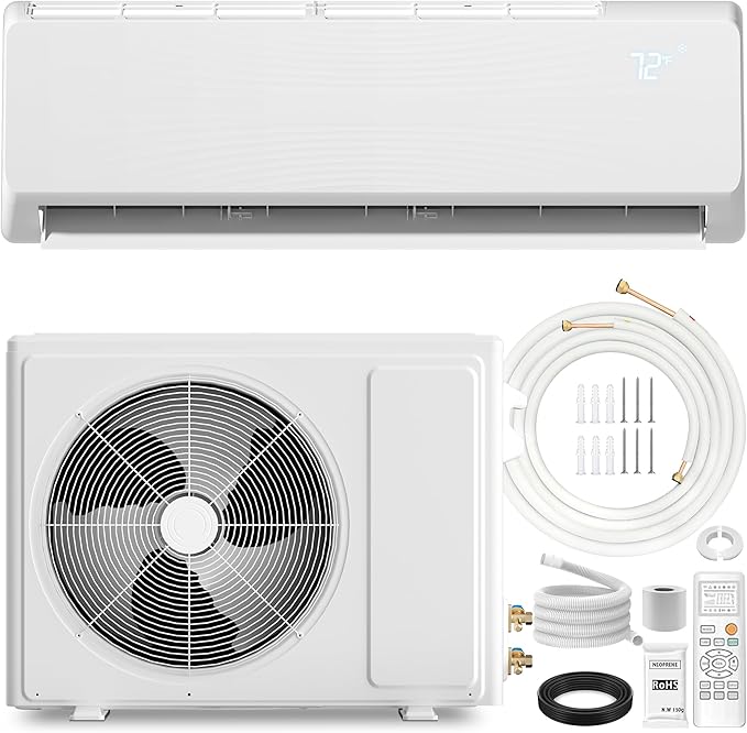 18000 BTU Mini Split Air Conditioner ＆ Heat Pump - 230V Wall Mount Ductless by Unknown