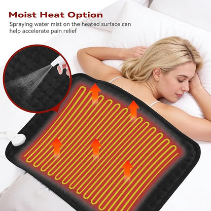 MASVIS Heating Pad for Back Pain, Electric Heating Pads - Image 4
