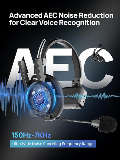 SYNCO XTALK XPRO5 Wireless Intercom Headset System, 500m/1640ft 2.4GHz - Image 6