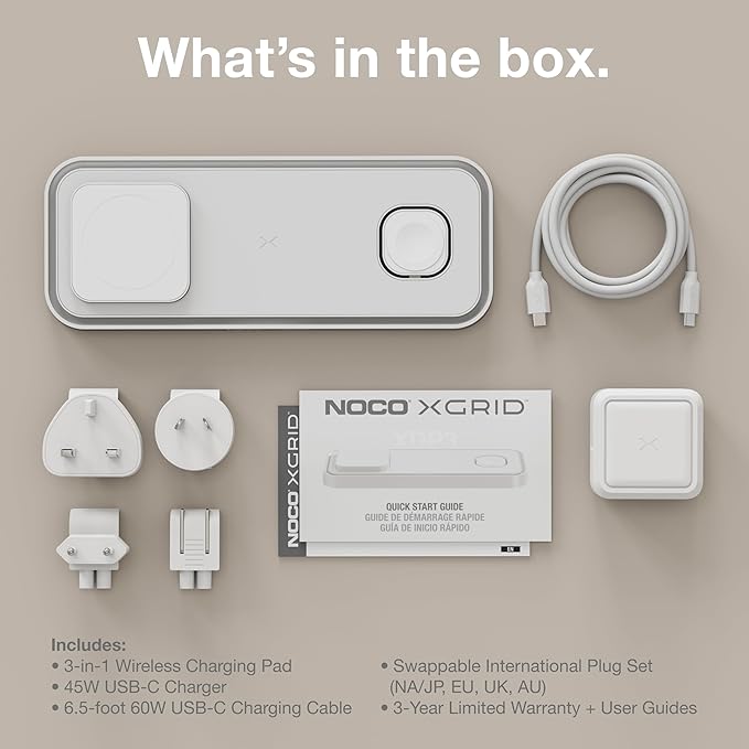 NOCO XGrid XDP3: 3-in-1 Wireless Charging Pad – Charging Station - Image 7