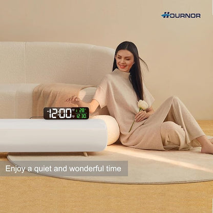 Hournor Digital Clock for Bedroom, Digital Wall Clock for Living Room Decor - Image 4