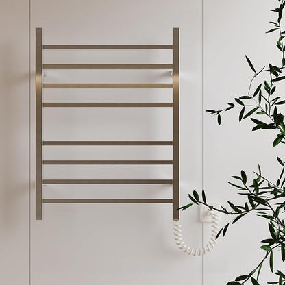 HEATGENE Towel Warmer, Heated Towel Warmer Rack, Wall-Mounted Hardwired/Plug-in - Image 6