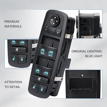 WUANGKI Master Power Window Switch Front Left Driver Side | 3+0 Pins | - Image 3
