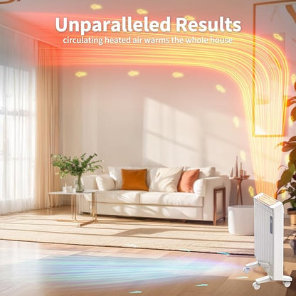 800W Plug-in Convection Electric Panel Wall Heaters - Image 5