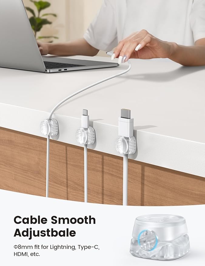 6Pack Cord Organizer, Office Desk Accessories - Image 5