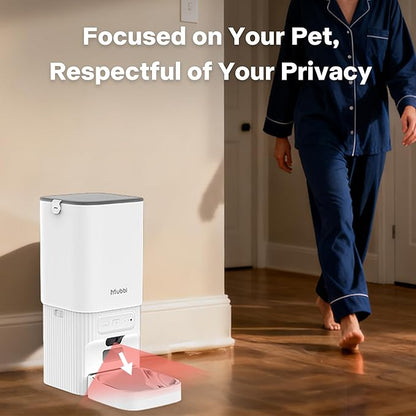 Automatic Cat Feeder with Camera, 5G WiFi Automatic Dog Feeder, 7L Cat Food - Image 4