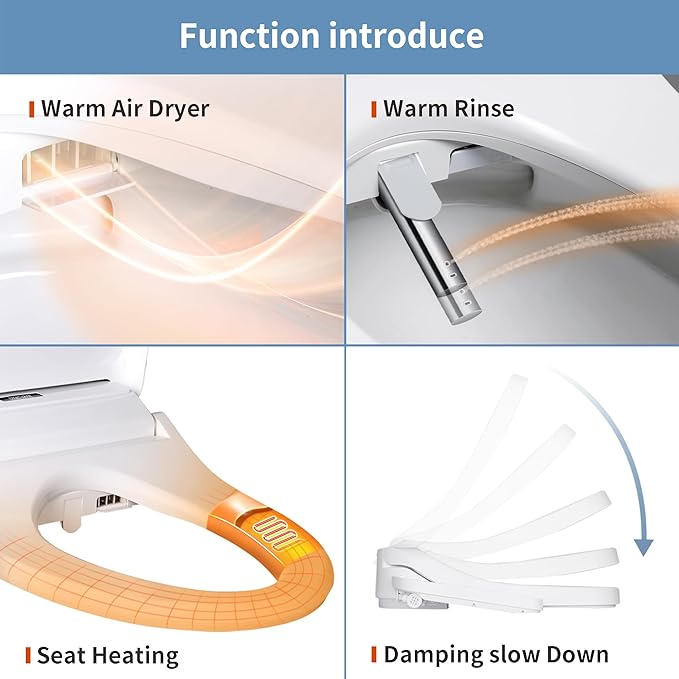 KERDE Electric Bidet Toilet Seat, Bidets - Image 3