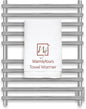 WarmlyYours Heated Towel Rack, 10-Bar Electric Towel Warmer, Brushed Stainless by WarmlyYours