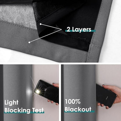 ChrisDowa 100% Blackout Curtains - Image 4