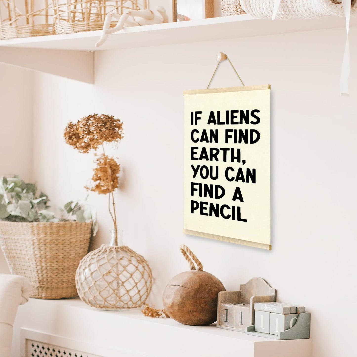 CGBHW Funny Classroom Poster Hanger Frame 12x16 Inch, Middle School Math Classroom Must haves Posters Wall Art Hanging Decor for Middle School Math Classroom Playroom, High School Gift for Teacher Teens Boys Girls