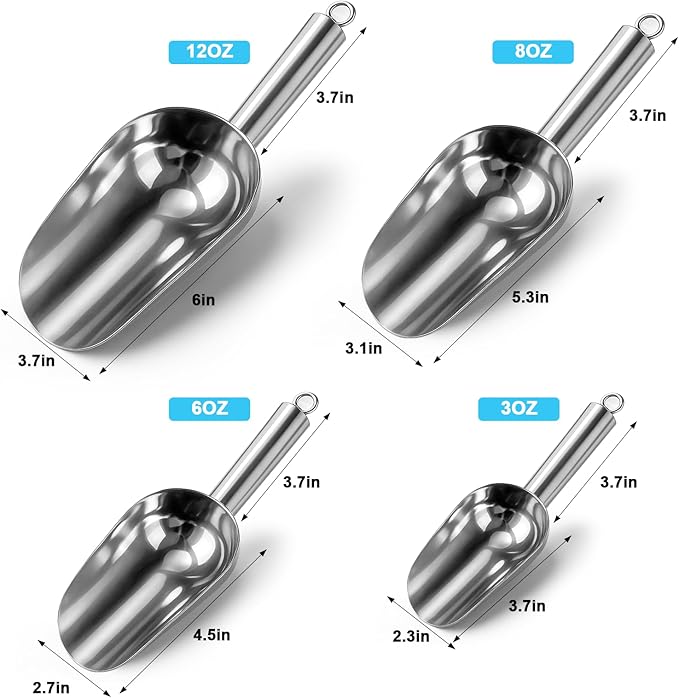 Stainless Steel Ice Scoop for Freezer - Image 5