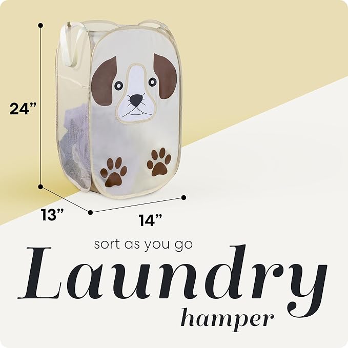 Handy Laundry Collapsible Mesh Pop-Up Hamper - Image 2