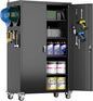 2025 Upgraded Wide & Deep Garage Storage Cabinet by SUXXANFurniture