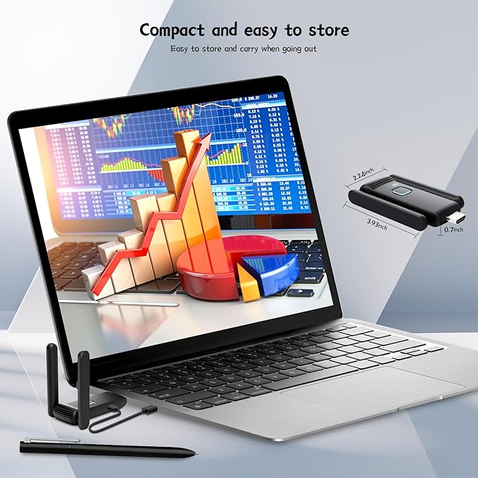 Wireless HDMI Sender and Receiver, HDMI Wireless Adapter Plug and Play - Image 2