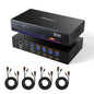 TESmart 8K@60Hz HDMI KVM Switch 4 Computers 1 Monitor USB 3.0, 4 Port KVM by TESmart