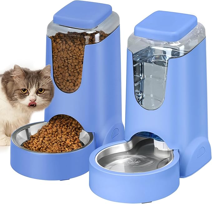 HWONMTE Portable Automatic Cat Feeder and Water Dispenser by HWONMTEPETFEEDER