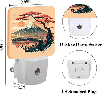 FSHVQKD Mount Fuji Night Light, Plug-in Night Lights - Image 2