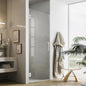 Bathroom Frameless Shower Door 32" W*72" H, 5/16" Clear Tempered Glass Hinged by Danmeiwying