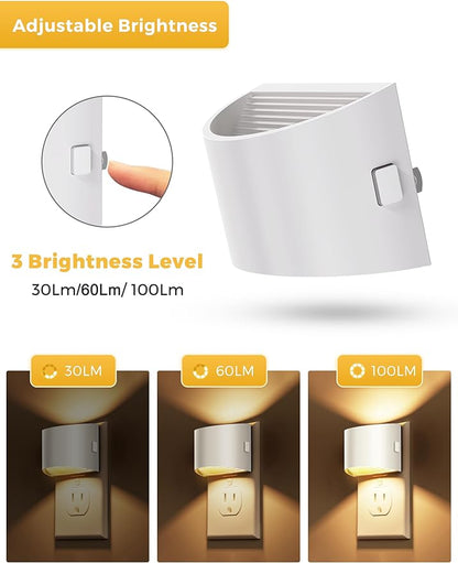 L LOHAS LED Night Lights Plug into Wall, Dimmable Night Light - Image 5