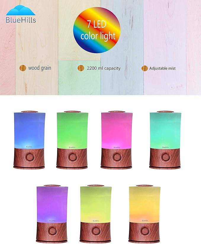 BlueHills Premium 2000 ML XL Essential Oil Diffuser Aromatherapy Humidifier - Image 7